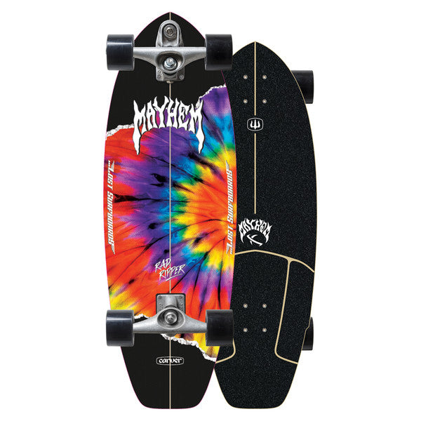 Rad Ripper Tie Dye Surfskate Complete C7