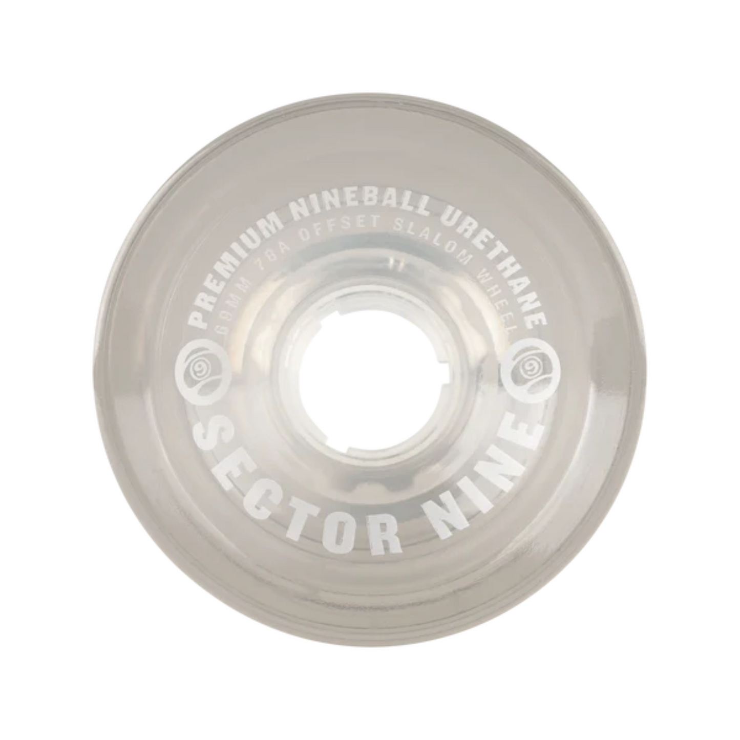 69mm 78a Nineballs Sector 9 Wheels - Smoke