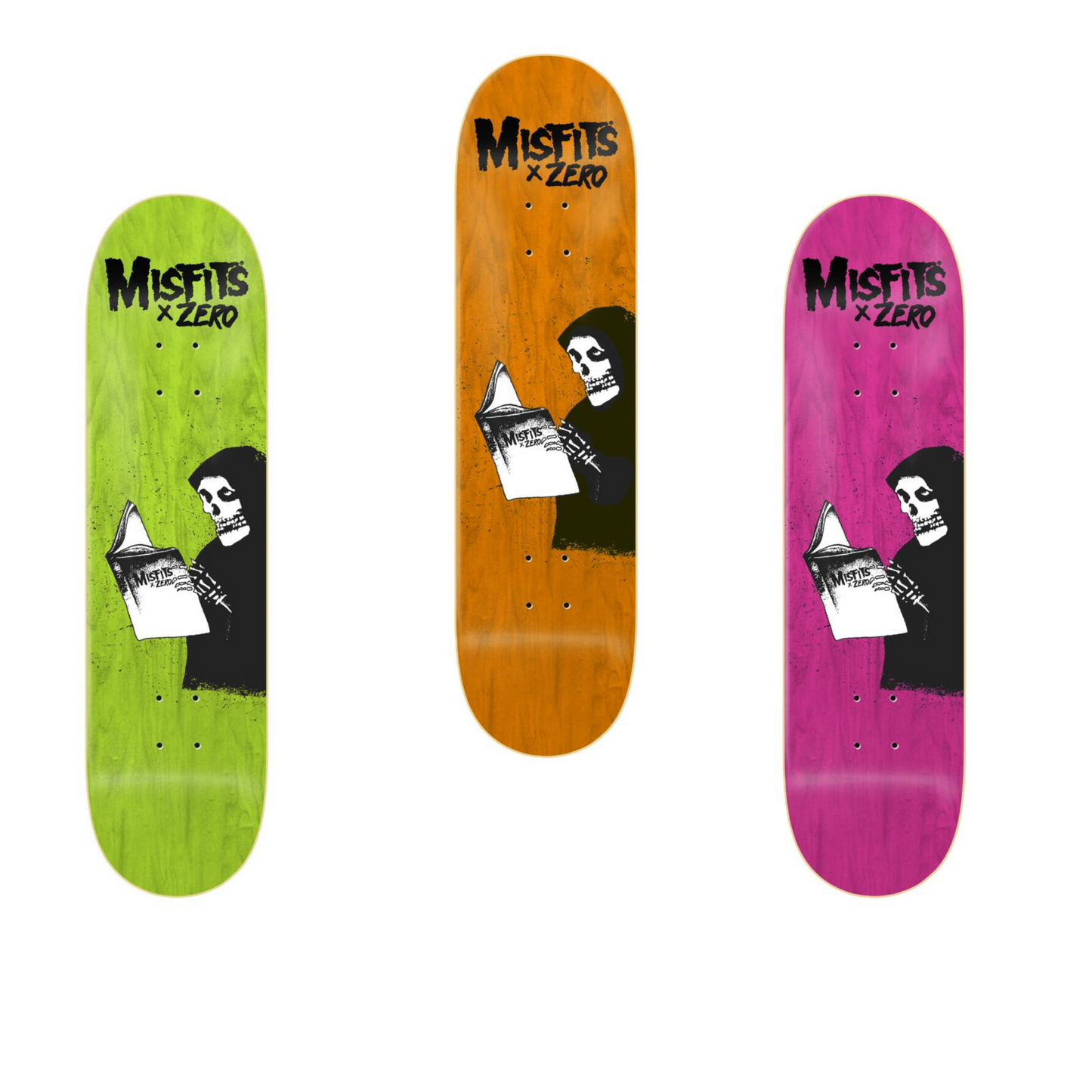 8.25" Misfits Ghost Stories (Assorted Veneers) Zero Skateboard Deck
