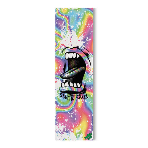 Santa Cruz Big Mouth Splatter Graphic Mob Grip Tape
