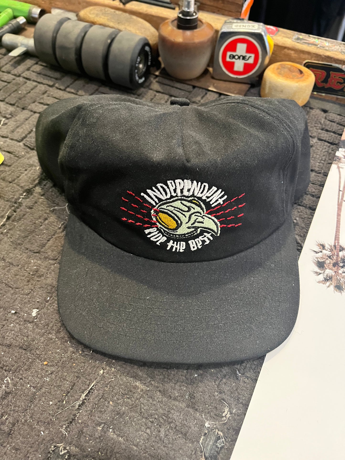 independent ride the best tony hawk hat - black
