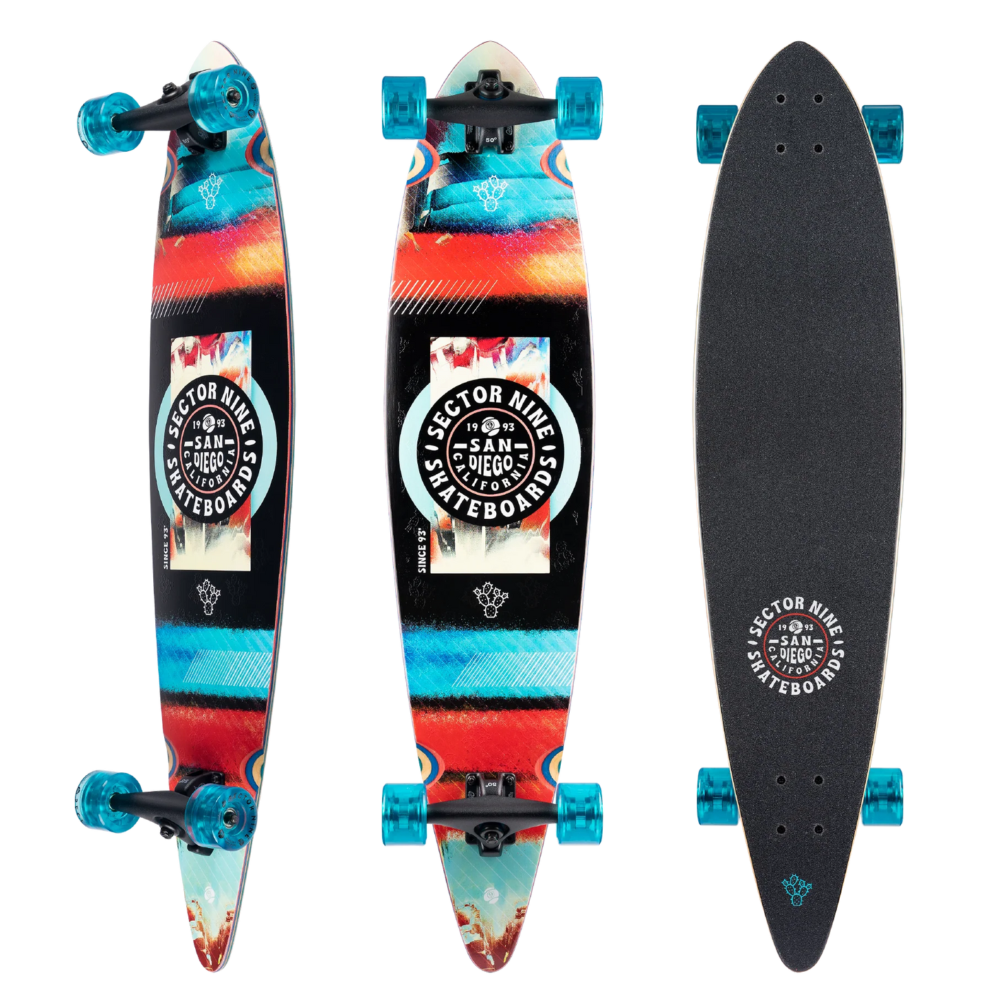 Ledger Fiesta Complete Skateboard 40" X 9.25"