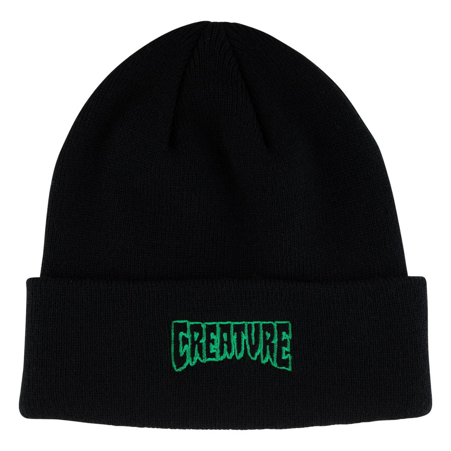Logo Outline Beanie Black Creature