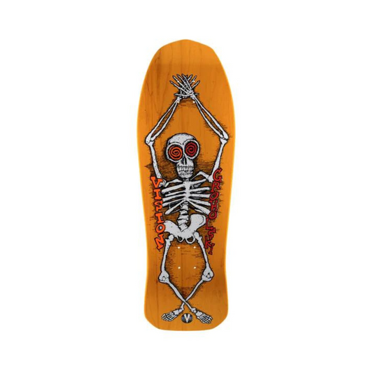 Vision Groholski Skeleton Modern Concave Deck Yellow Stain- 10" X 30.25"