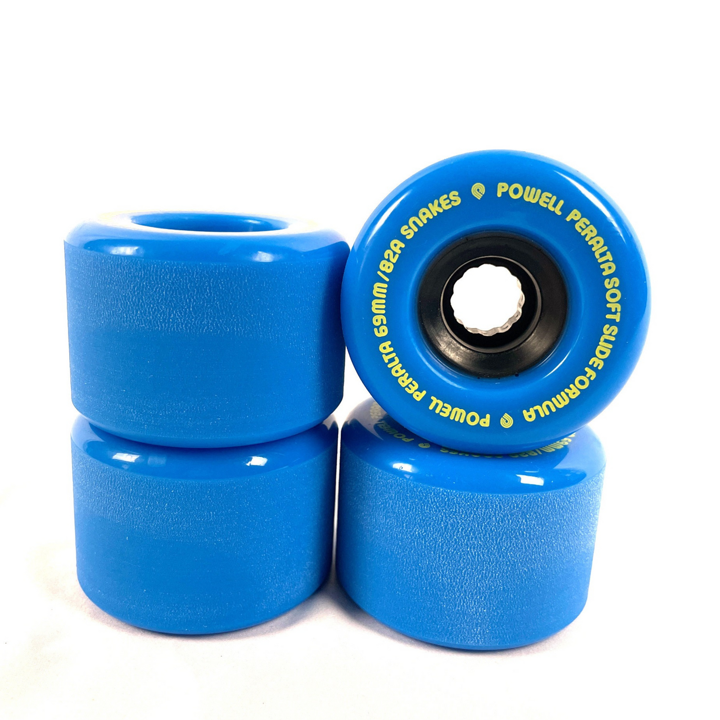 Powell Peralta Snakes Skateboard Wheels 69mm 82A 4pk Blue