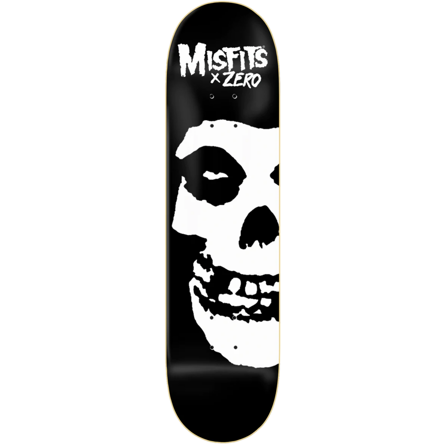 MISFITS FIEND SKULL - HAND-SCREENED - BLACK/WHITE - 9.0"