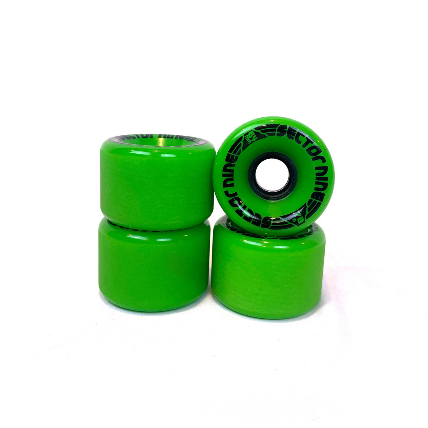 Sector 9 Cruiser Wheels 64mm 78a Green