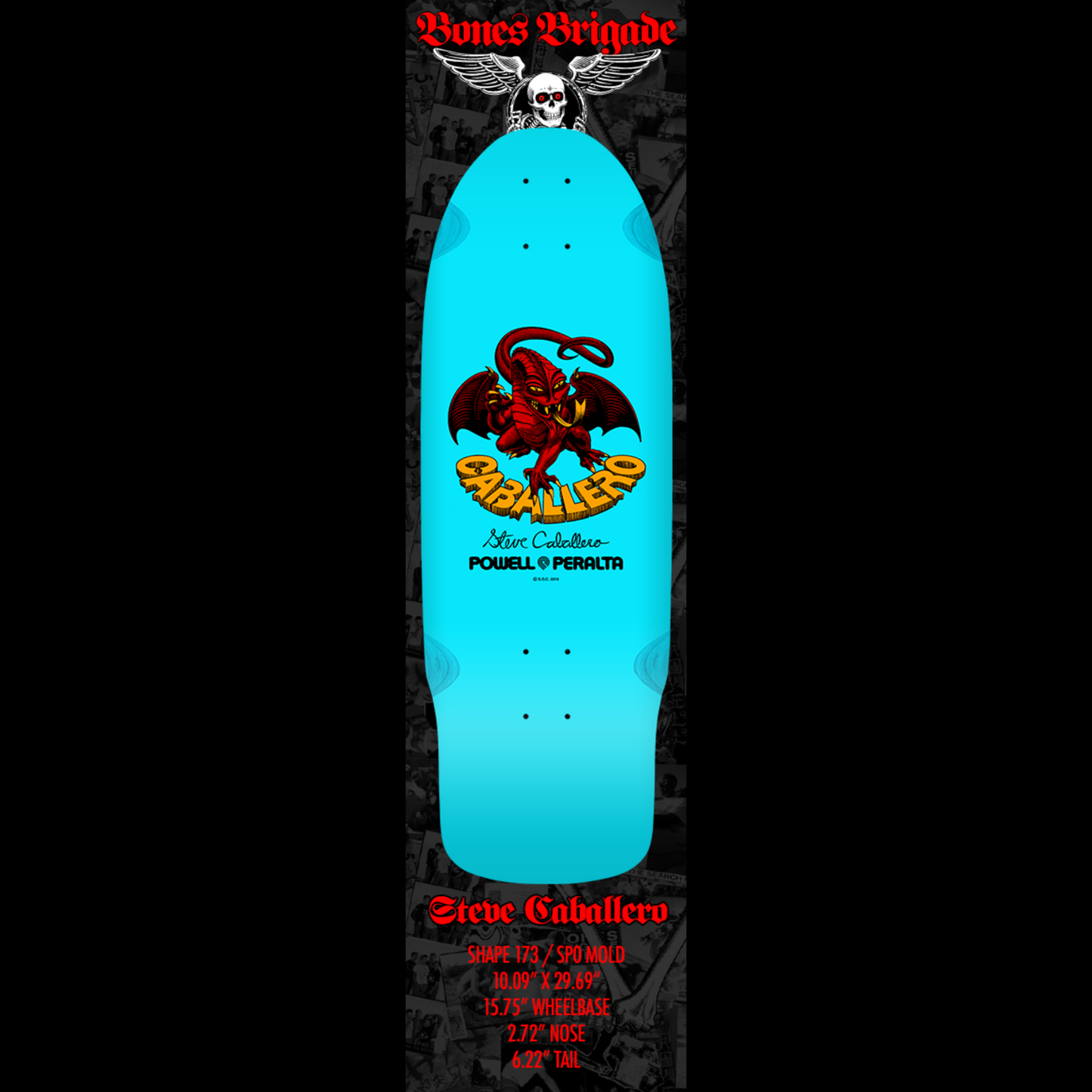 Bones Brigade Series 15 Steve Caballero Reissue Skateboard Deck