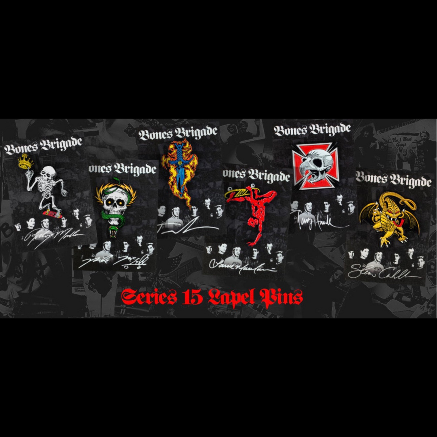 Bones Brigade Series 15 Tony Hawk Lapel Pin
