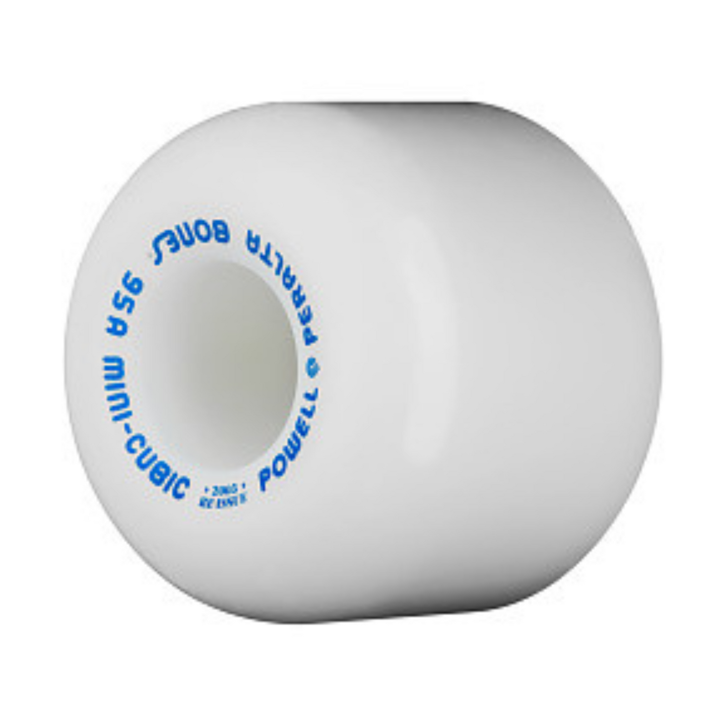 Bones Mini Cubic Skateboard Wheels 95a - White