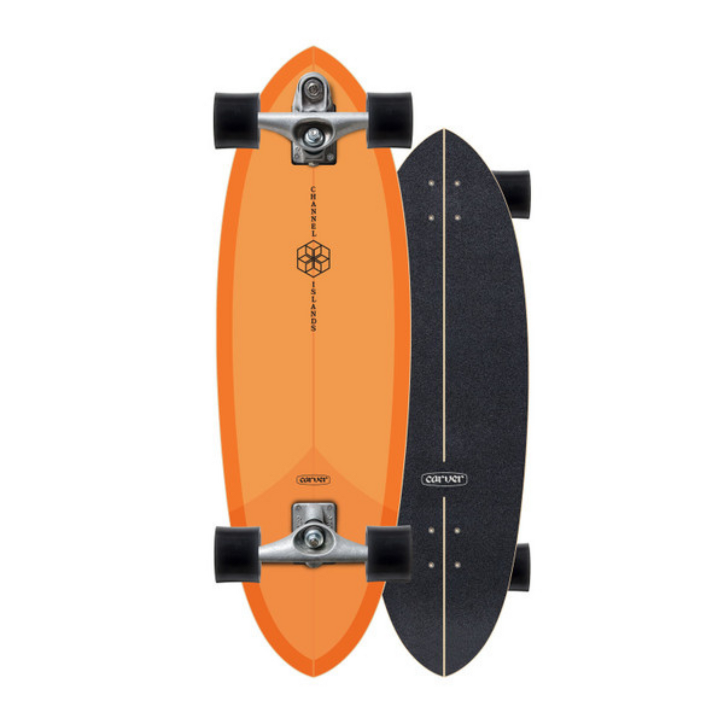 31.75" CI Mid Orange Carver C7 Surfskate Complete (V4)