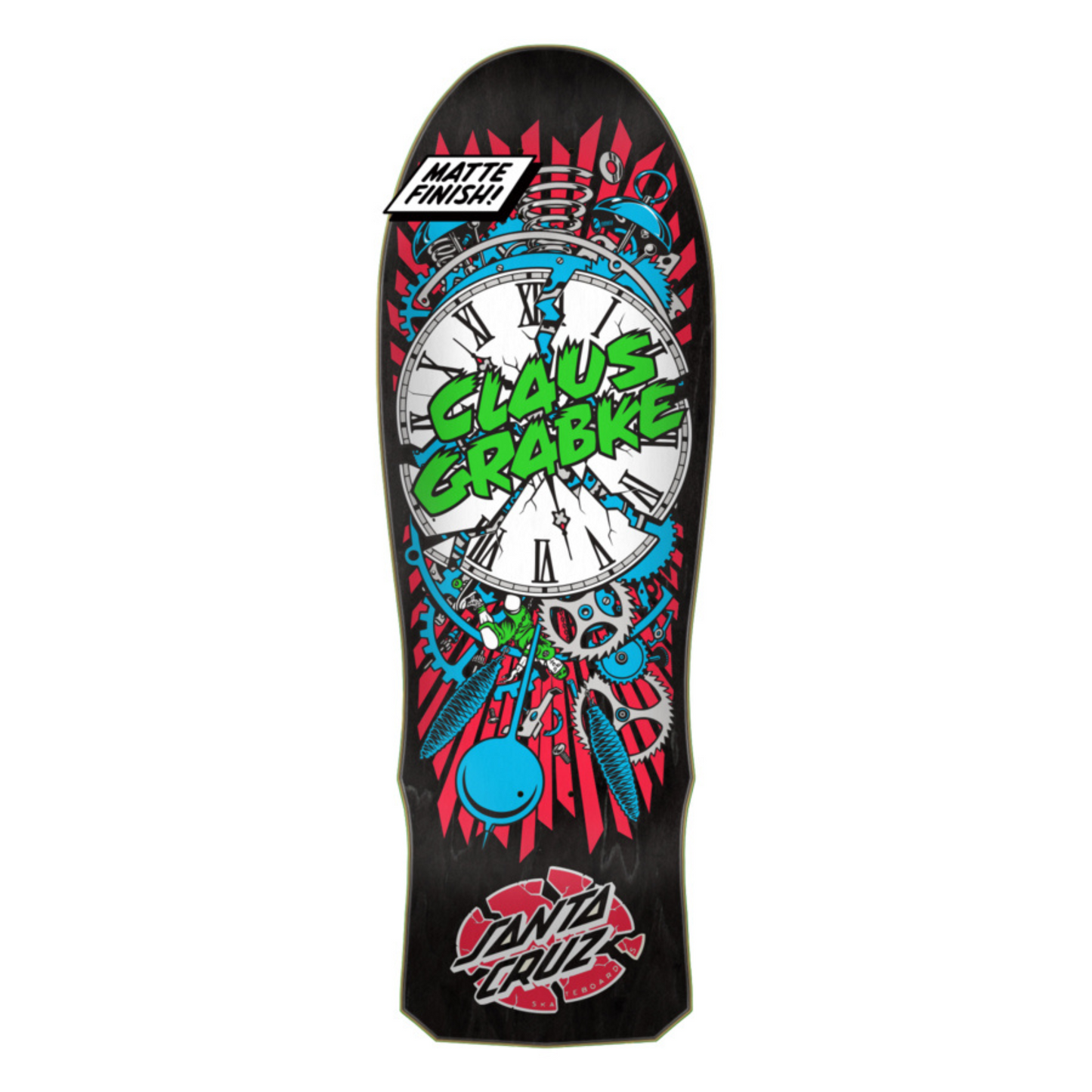 Grabke Exploding Clock Reissue 10" X 30" 2021