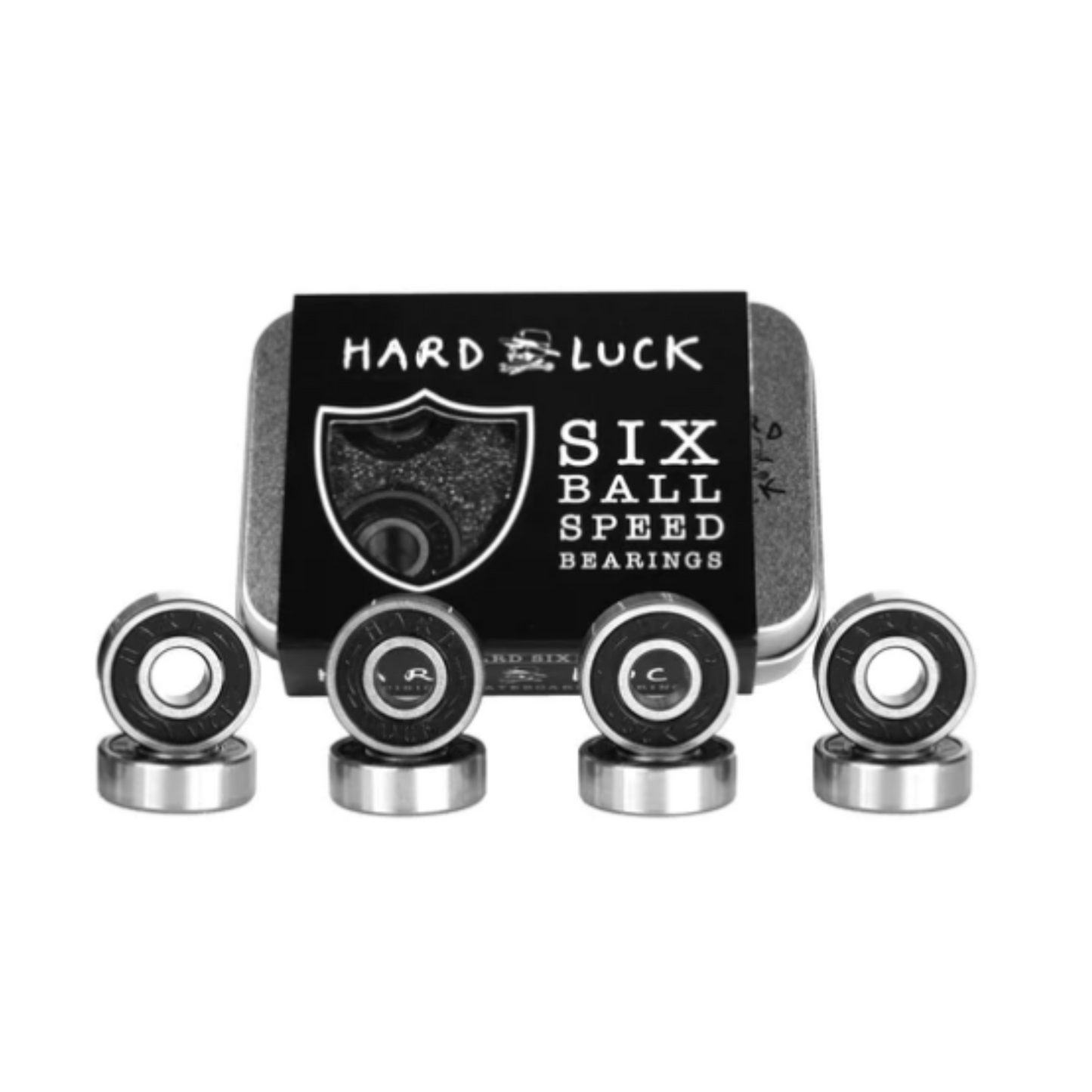 Hard Luck Six Ball Skateboard Bearings