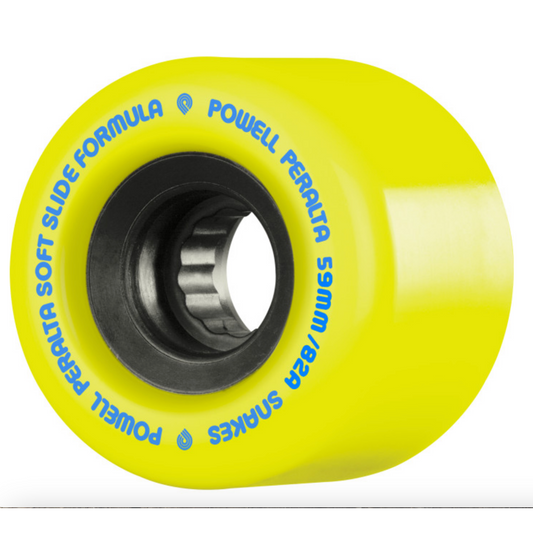 Powell Peralta Soft-Slides Skateboard Wheela 59mm 82a - Yellow
