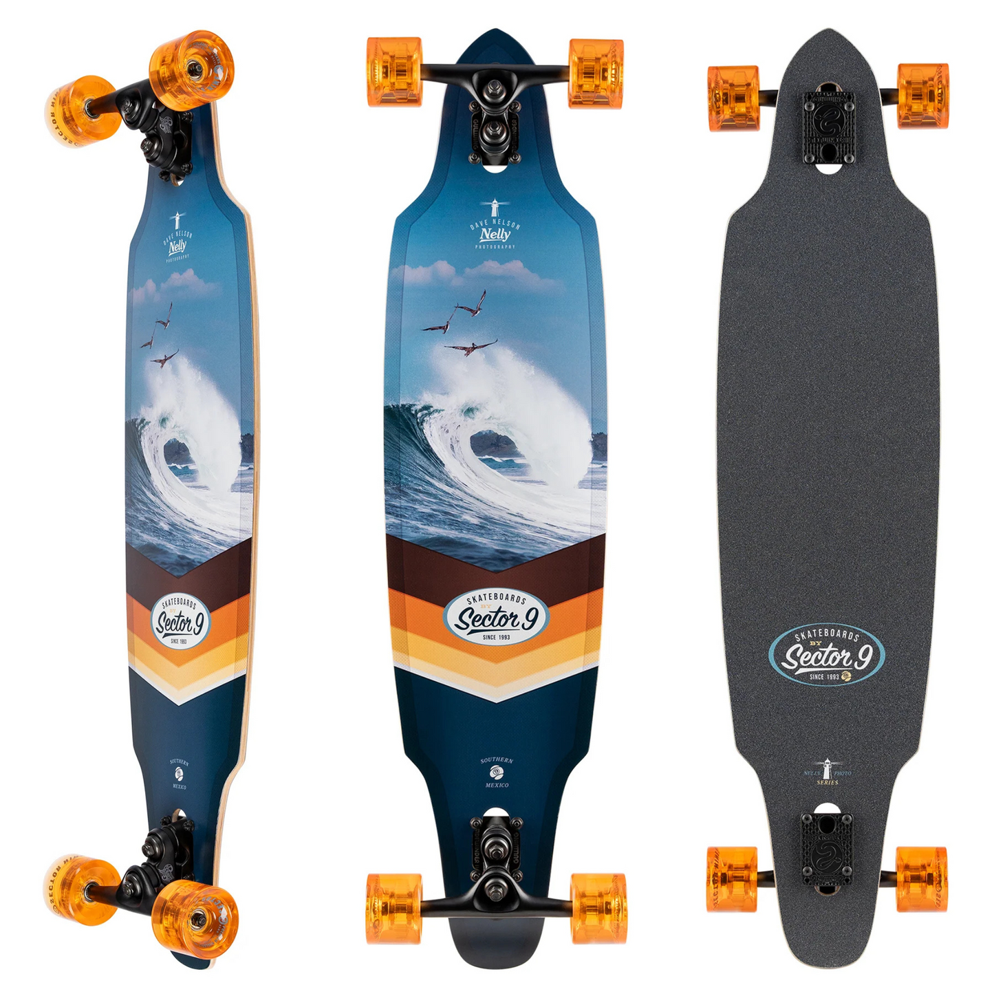 38" X 9.1" Wander Wings Sector 9 Complete