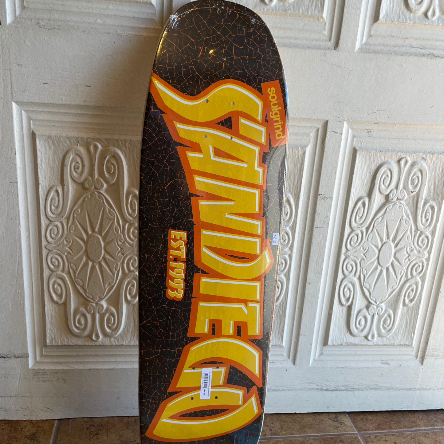 San Diego Pool Shape Skateboard Deck - "Friar" colorway - 9.25