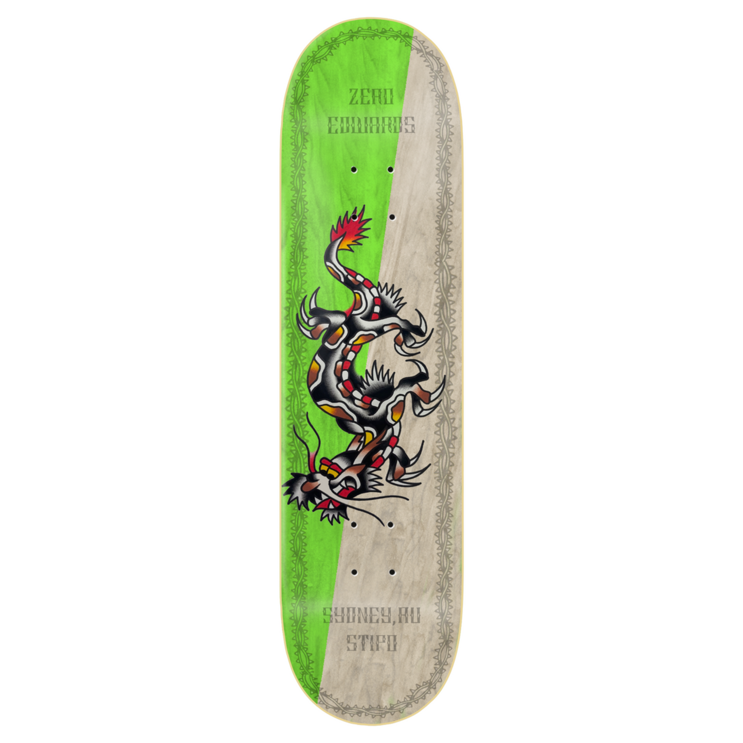 8.25" Stipo - F. Edwards Pro Zero Skateboard Deck
