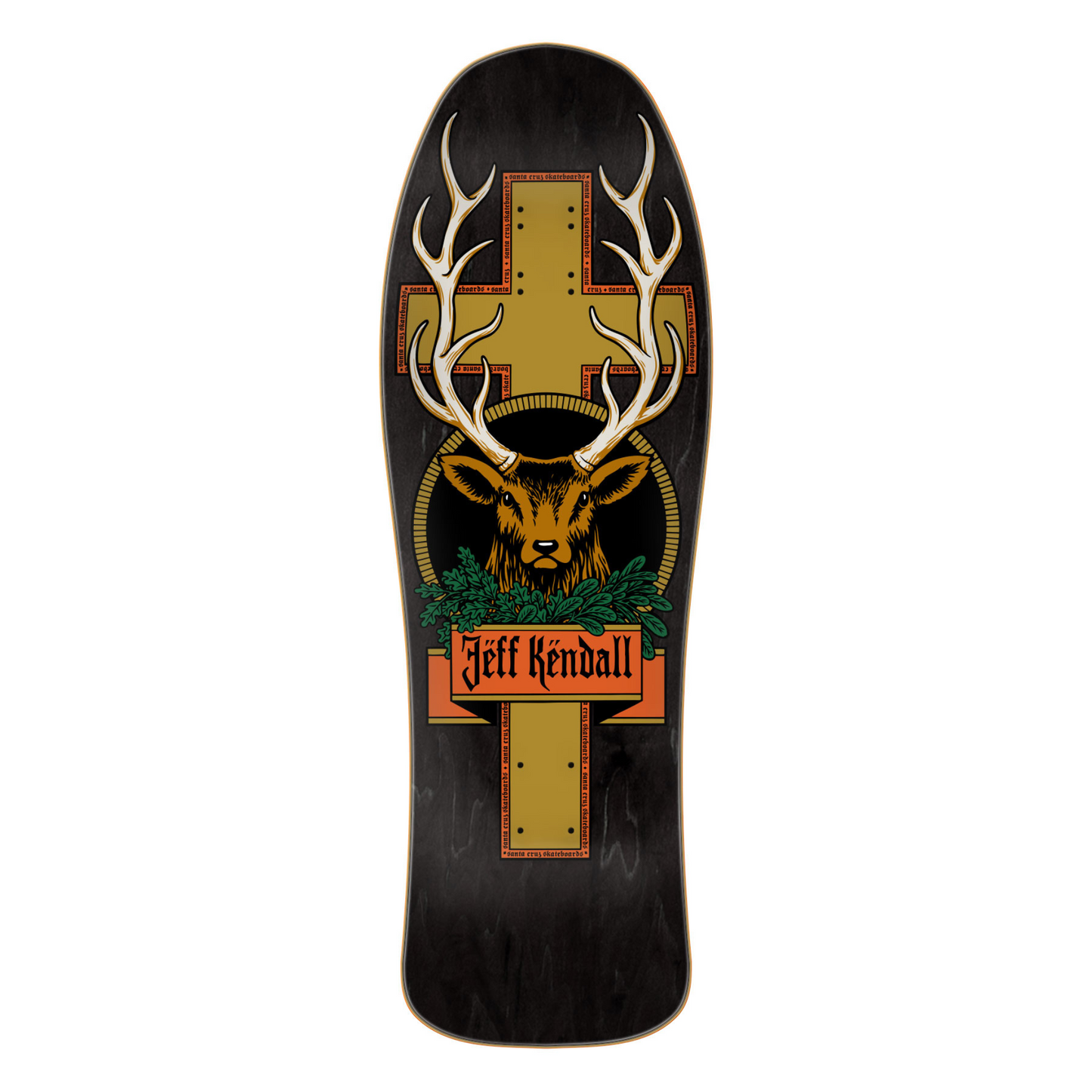 10.18in Kendall Jägermeister Deer Santa Cruz Reissue Skateboard Deck