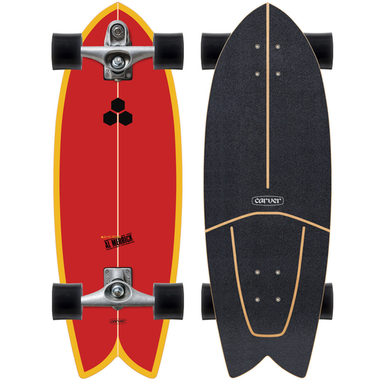 Carver X Channel Islands C7 Raw 29.25" Fish Surfskate Complete