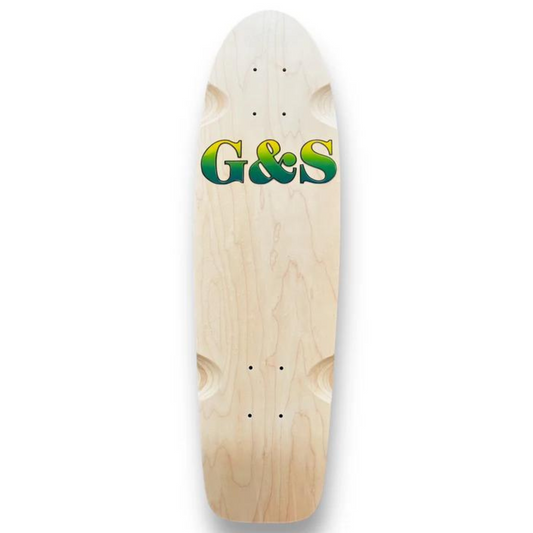 32" G&S PROTAIL 500 REISSUE W/DIE-CUT GRIPTAPE - YELLOW & GREEN FADE