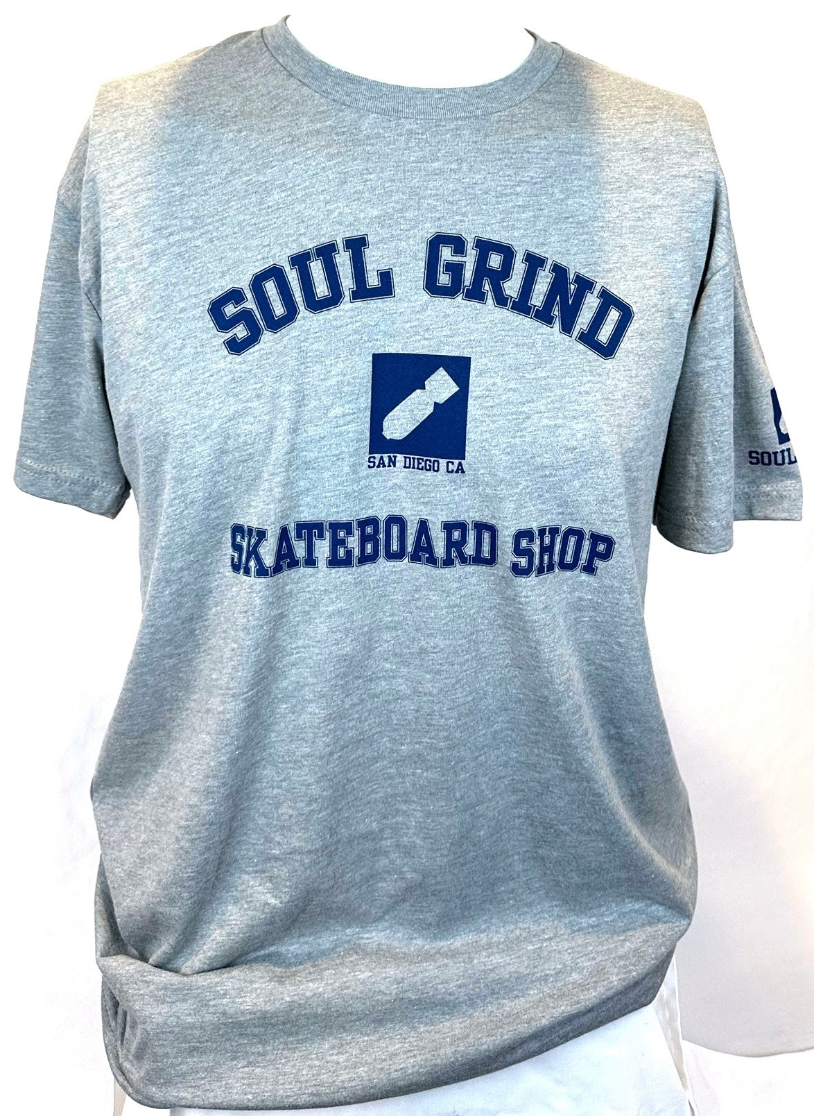 Soul Grind T-Shirt Large Gray College