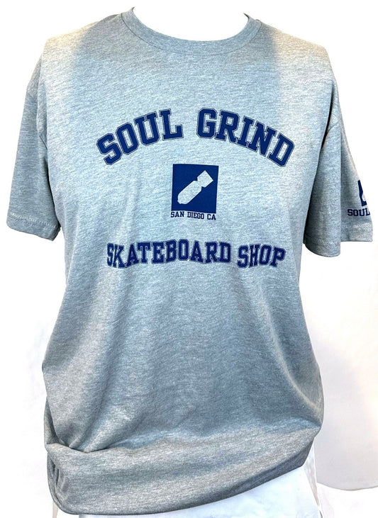 Soul Grind T-Shirt Medium Gray College