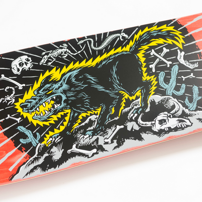 Kendall Wolf Reissue 9.28in X 31.45in Santa Cruz Skateboard Deck