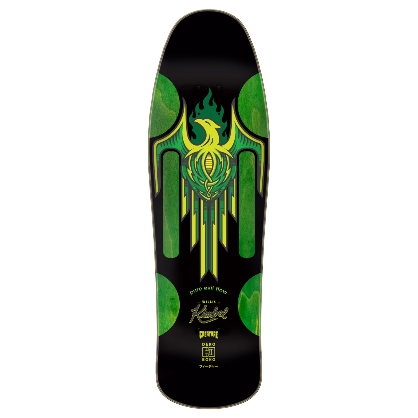 9.57" X 31.75" Kimbel Origins Part Deux Pro Creature Skateboard Deck