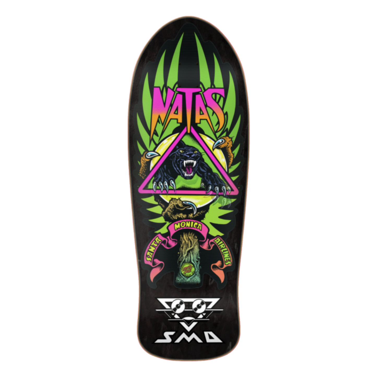 Natas Panther Lenticular Reissue Santa Cruz Skateboard Deck 10.538" x 30.14"