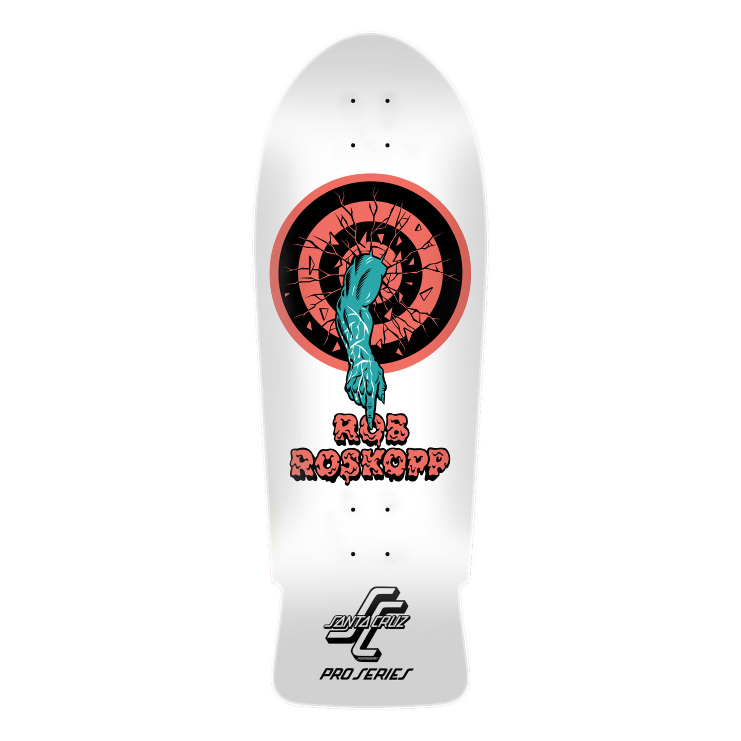 Roskopp One Reissue Santa Cruz Skateboard Deck 10.35 x 30.06