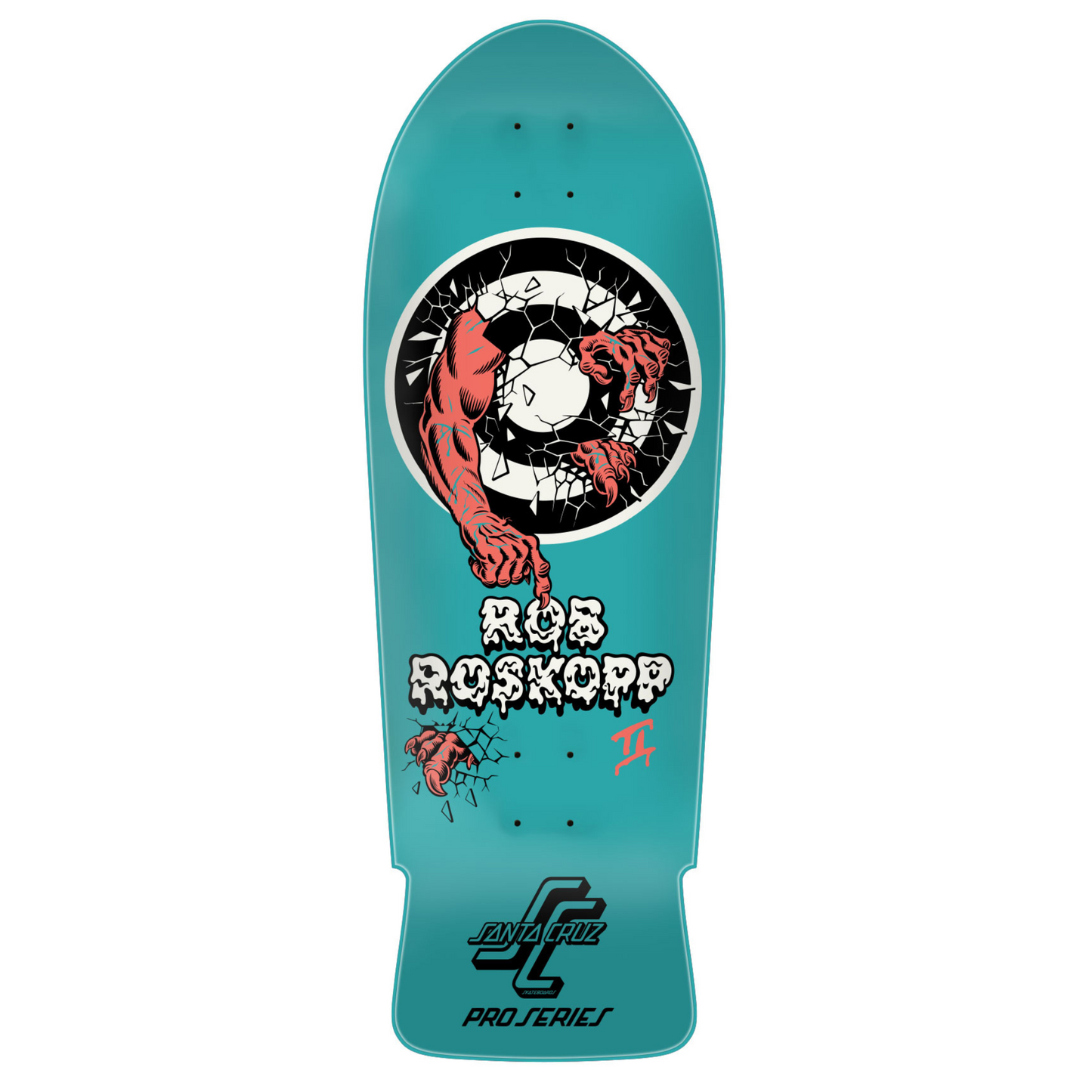 Roskopp Two Reissue 10.35in x 30.06in Santa Cruz Skateboard Deck