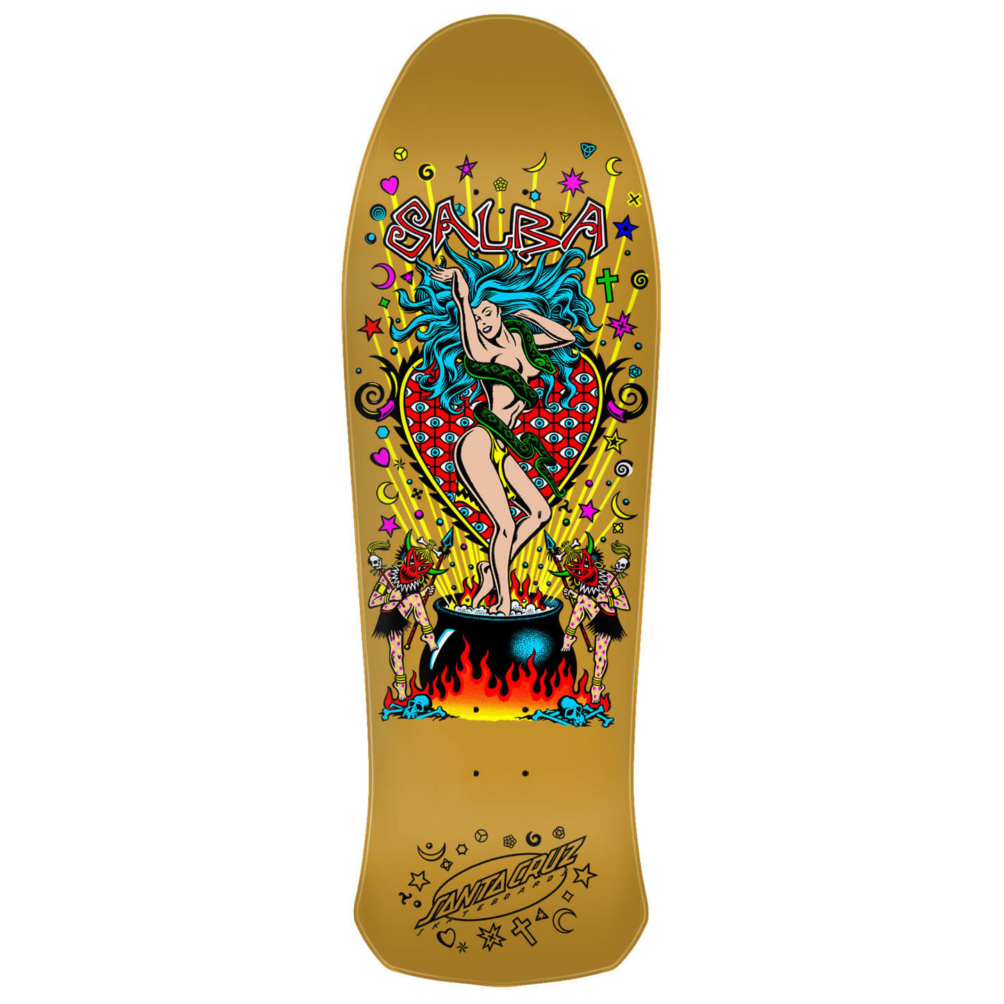 Salba Witch Doctor Reissue 10.4in x 32in Santa Cruz Skateboard Deck