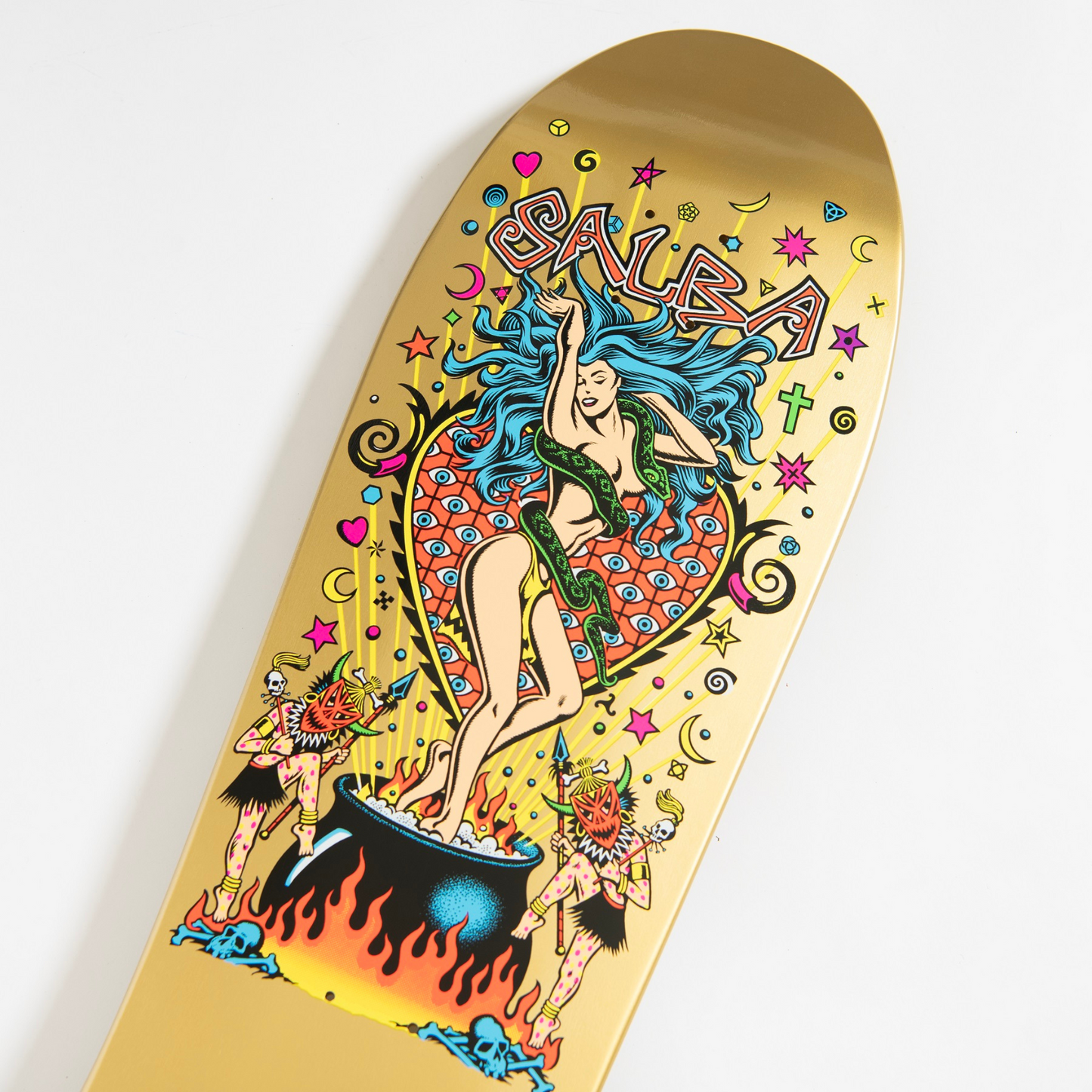 Salba Witch Doctor Reissue 10.4in x 32in Santa Cruz Skateboard Deck