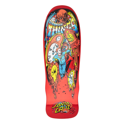 Stranger Things Grabke Max Melting Clock 9.7" X 29.4" Santa Cruz Deck