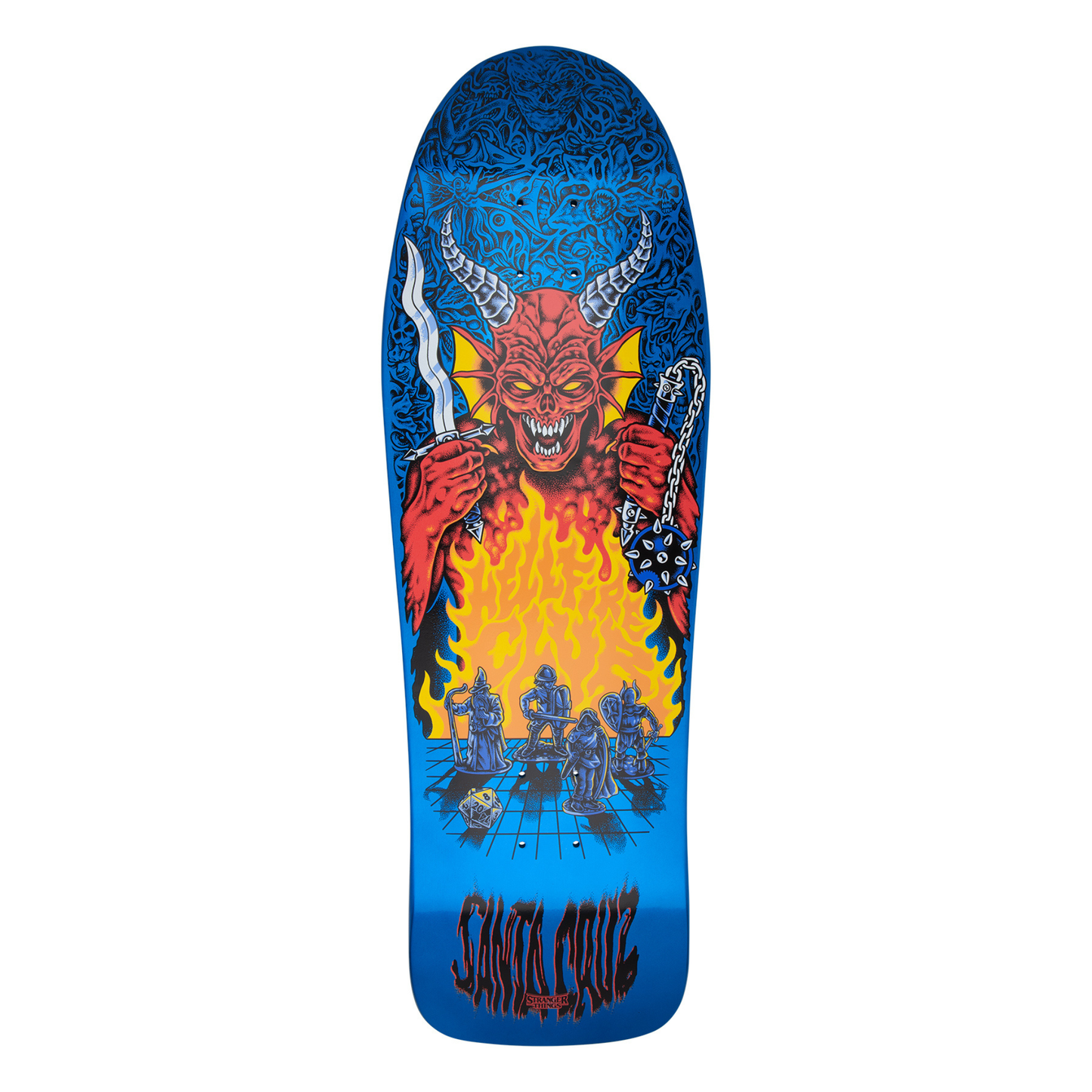 Stranger Things Knox Hellfire Pit 10.07" X 31.275" Santa Cruz Deck