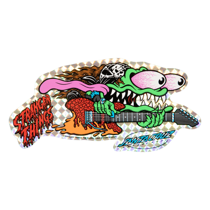 Stranger Things Meek Slasher Eddie Reveal 10.1" X 31.13" Santa Cruz Deck