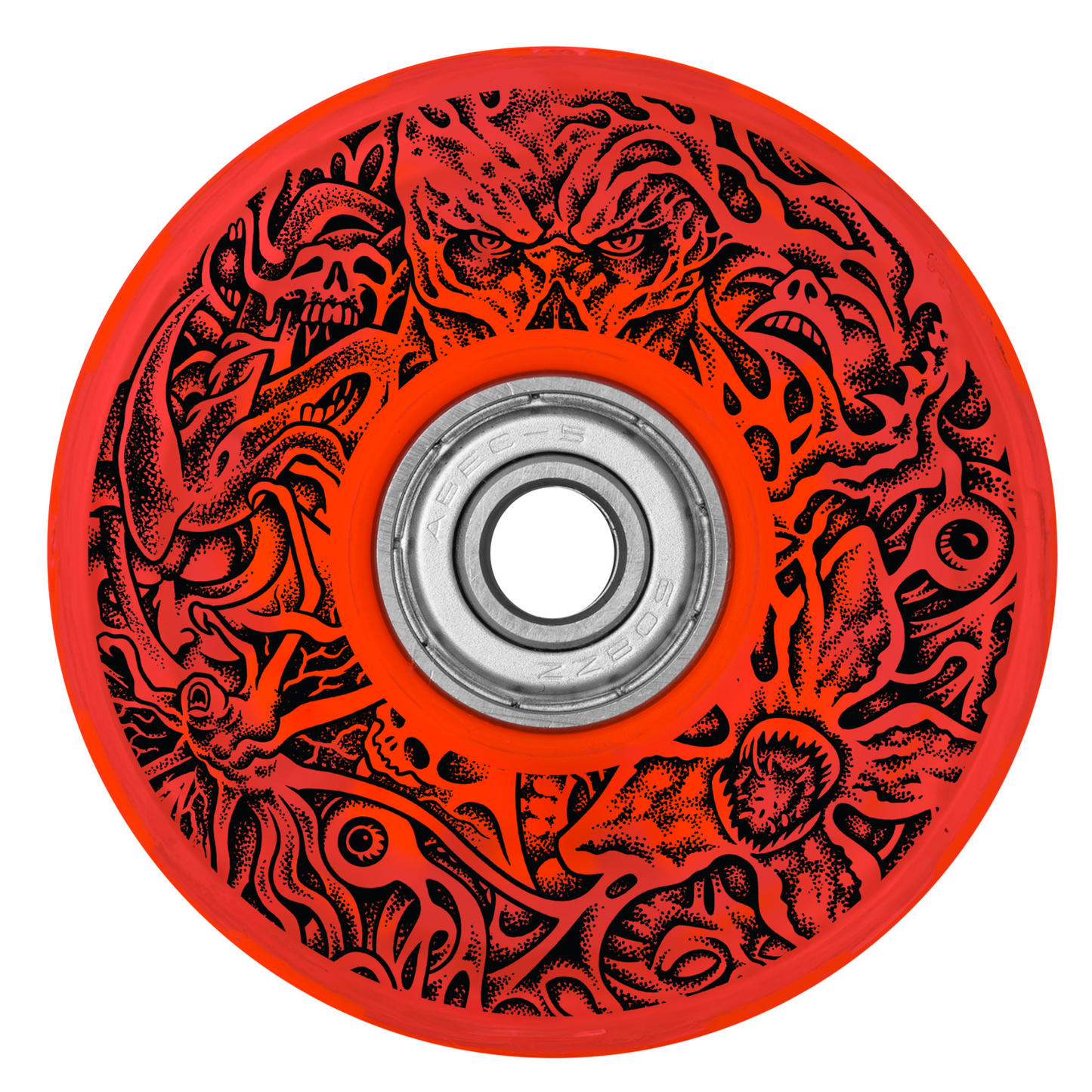 66mm 78a Stranger Things Hellfire Club Light Ups OG Slime Balls Wheels