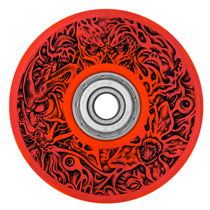 66mm 78a Stranger Things Hellfire Club Light Ups OG Slime Balls Wheels