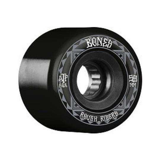 Bones Rough Riders Skateboard Wheels 59mm 80a - Black