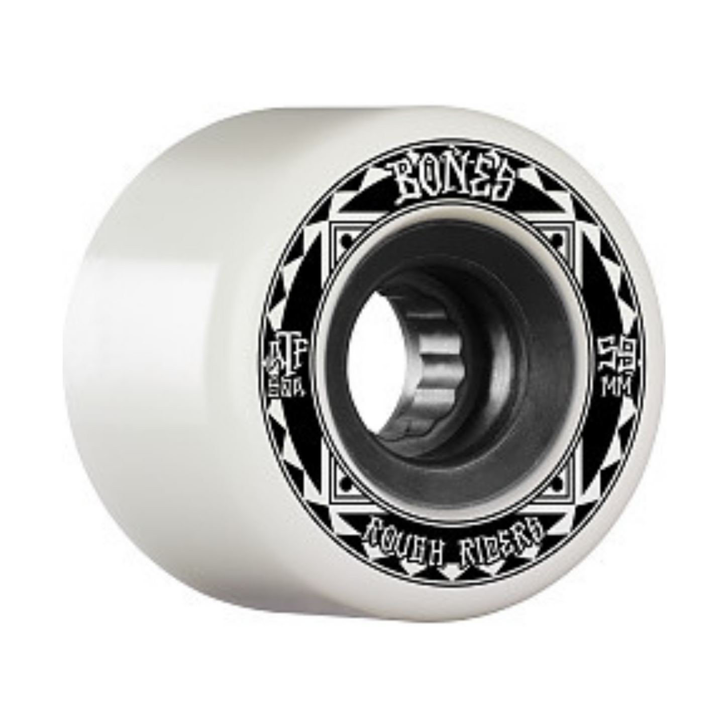 Bones Rough Riders Skateboard Wheels 59mm 80a - White