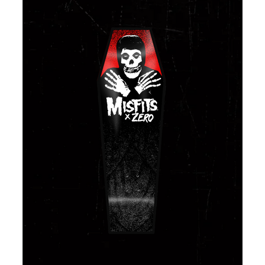 Zero Misfits Fiend Coffin Shaped Skateboard Deck - 10.5"
