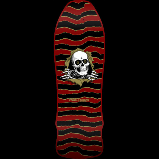 Powell Peralta Reissue Geegah Ripper Skateboard Deck MAROON 9.75" X 30"