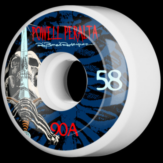 Powell Peralta Ray Rodreguez Skull and Sword Skateboard Wheels 58mm 90a