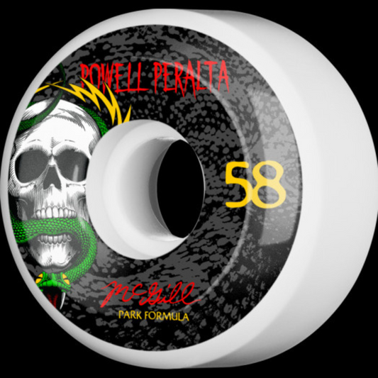 Powell Peralta McGill Skull and Snake Skateboard Wheels 58mm 104a