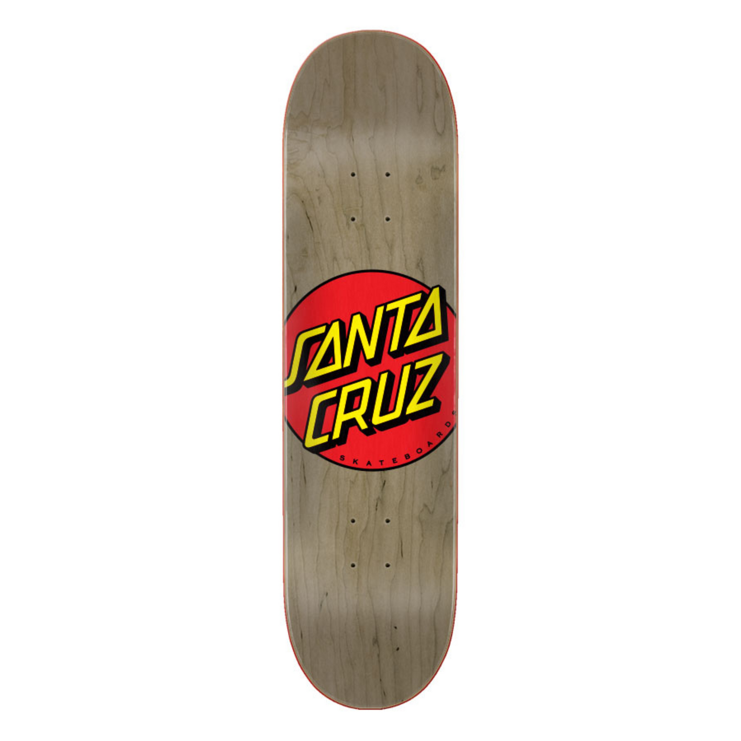 8.375" Classic Dot Santa Cruz Skateboard Deck