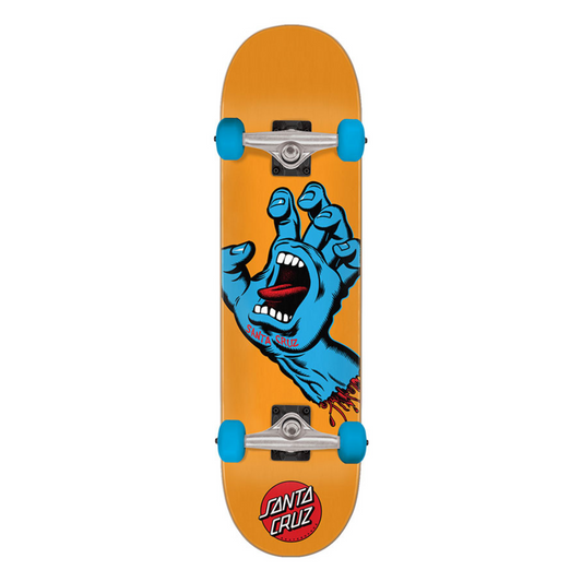 Santa Cruz 7.80" Mid Screaming Hand Skateboard Complete