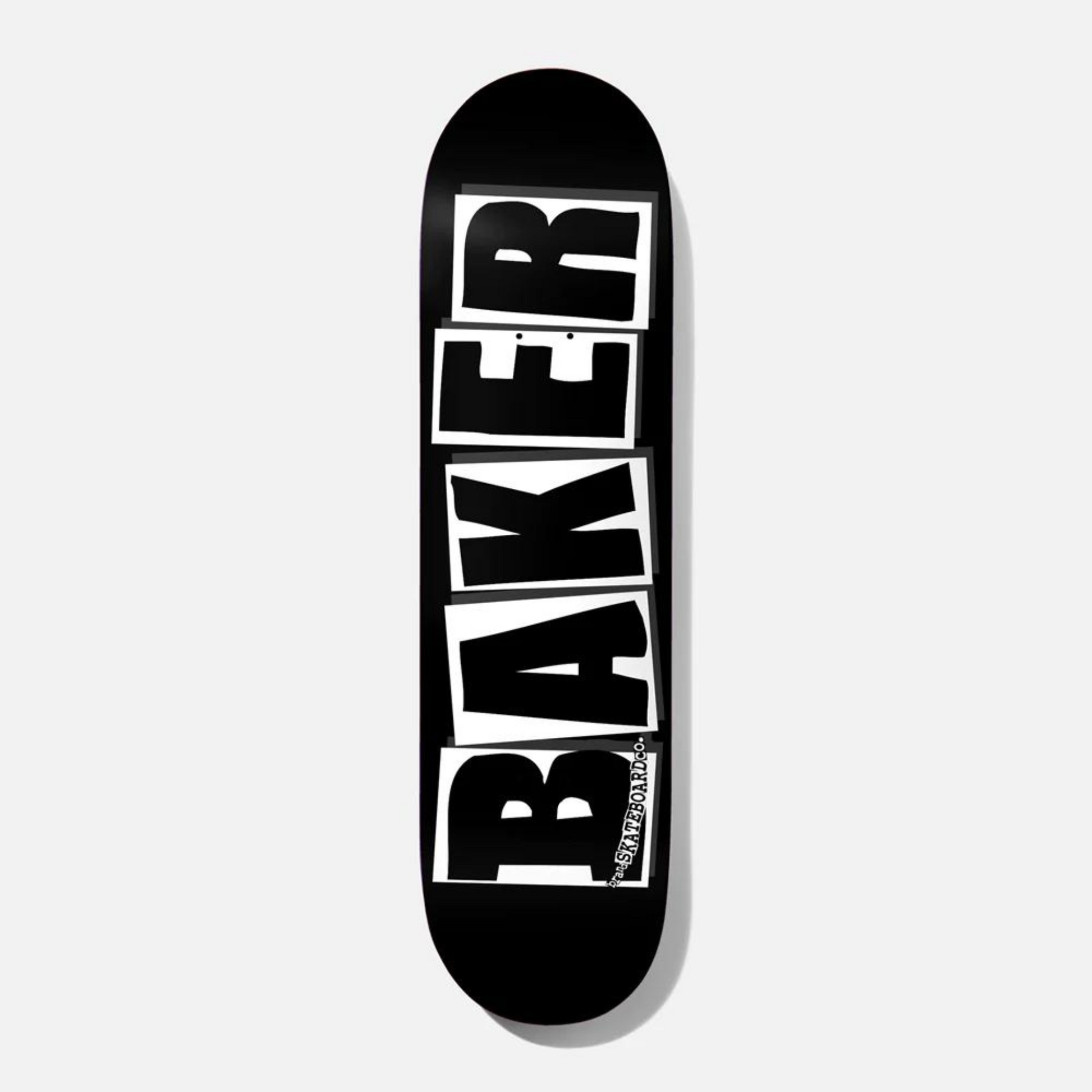 classic black and white baker skateboards logo deck