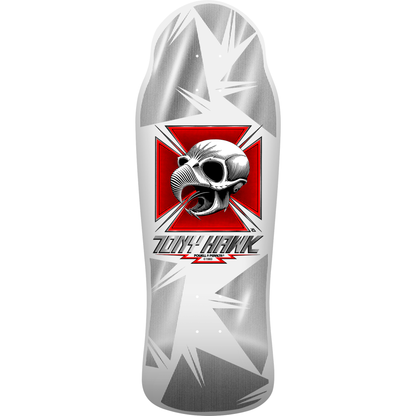 Bones Brigade Series 17 Tony Hawk Reissue Skateboard Deck - White