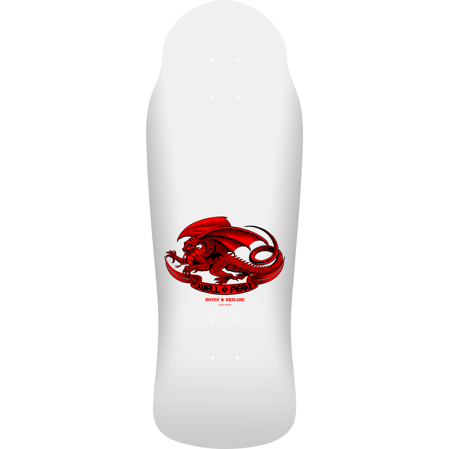 Bones Brigade Series 17 Tony Hawk Reissue Skateboard Deck - White