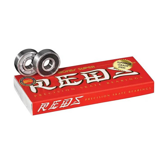 Bones Super Reds Skateboard Bearings 8 Pack